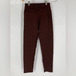 NWT Good American ribbed Chocolate Leggings
